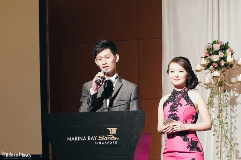 Wedding Banquet at Marina Bay Sands on 19 April 2015