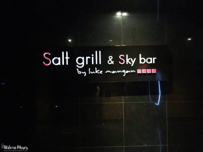 Salt Grill and Sky Bar - Hubs' Birthday 2016