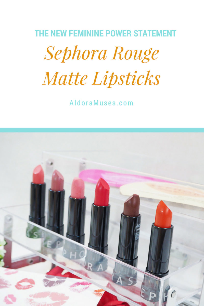 Sephora Rouge Matte Lipsticks - What's Your Shade?