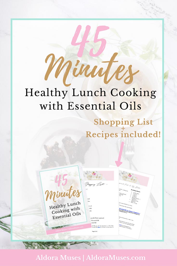 Healthy Recipe, Fuss Free Lunch Recipe, Cooking With Essential Oils, Health, Wellness, Meal in 45 Minutes